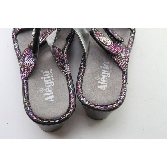 Alegria Lotti Sandals Shoes Multi Color Az 38 8-8.5 - Picture 5 of 16